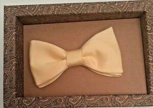 Mens Yellow Bow Tie Pre-Tied Silk Classic Formal Luxury Wedding Prom Structured